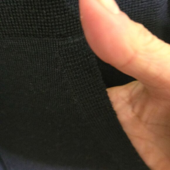 J.Crew Navy Merino Wool Pocket Tunic Sweater Size XS - Picture 4 of 6